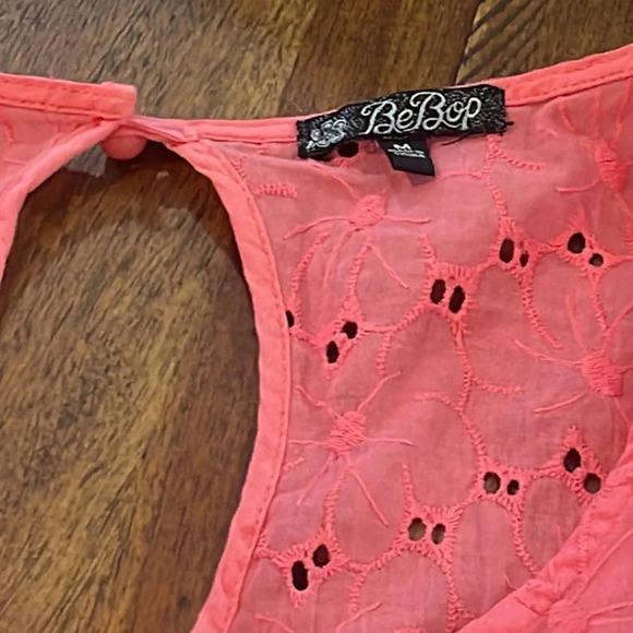 Bebop Midi Eyelet Tiered Dress size M - Picture 5 of 16